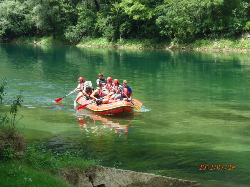 Rafting na Uni